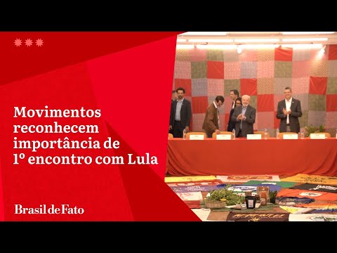 Movimentos reconhecem importância simbólica de 1º encontro com Lula