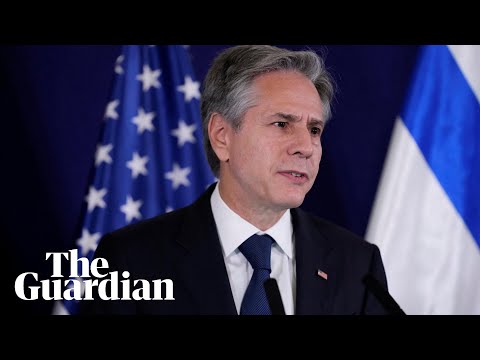 US secretary of state Antony Blinken holds press conference in Tel Aviv – watch live