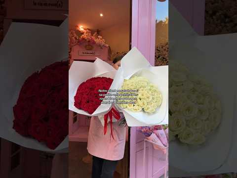 Un homme capable 🥰 #luvboxparis #bouquet #fleurs #fleuriste