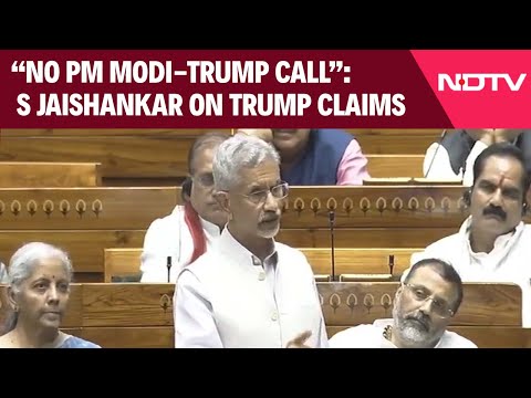 Op Sindoor Debate | "No PM Modi-Trump Call From April 22-June 17": S Jaishankar On Trump Claims