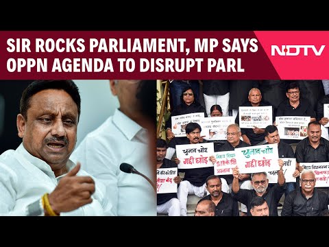 Bihar Elections | SIR Rocks Parliament, BJP MP Says Opposition's Agenda To Disrupt Parliament