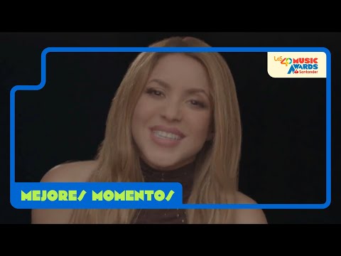 El dulce discurso de Shakira por su Golden en LOS40 Music Awards Santander 2023 | LOS40