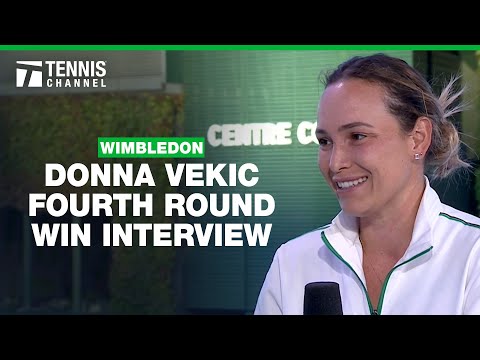 Donna Vekic on Three Rain Delays | 2024 Wimbledon Fourth Round