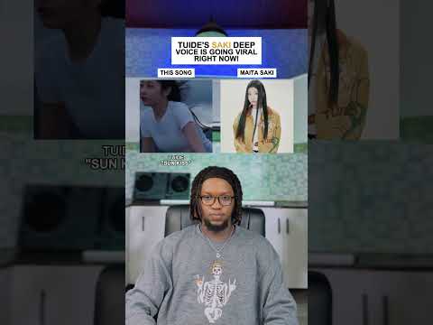Tuides's Saki Deep Voice Is Going Viral Right Now: TUIDE "SUN KISS" #shorts #music #trending