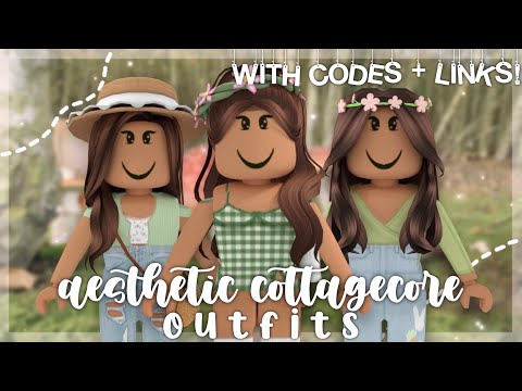 aesthetic cottagecore/spring roblox outfits *WITH CODES + LINKS* | PastelBanana