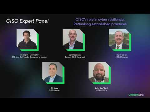 CISO’s Role in Cyber Resilience: Rethinking Established Practices | VeeamON 2025