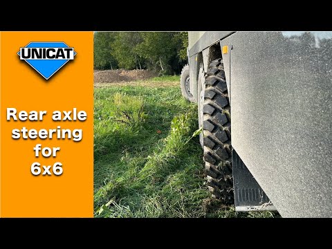 UNICAT Expedition Vehicle - Rear axle steering
