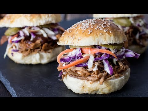 Oven Cooked Pulled Pork - 4k video
