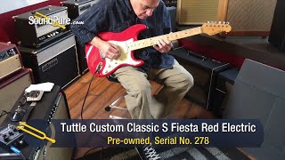 Michael Tuttle Custom Classic S Fiesta Red #278 (Used) Quick 'n' Dirty