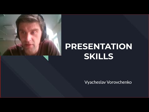 "Presentation Skills". Ділова англійська мова. ОНЛАЙН УРОК