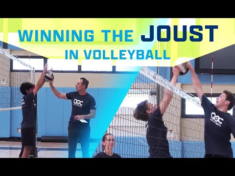 Winning the joust in volleyball 1