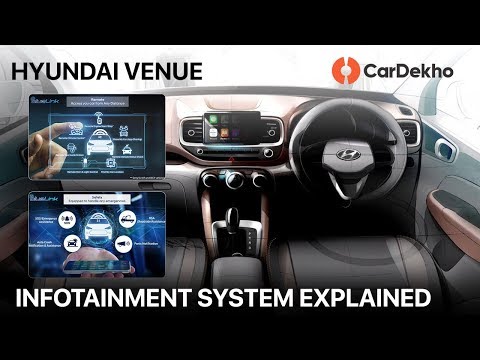 Hyundai Venue BlueLink Infotainment Explained:    ? | CarDekho.com