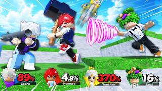 新キャラ『プリンセス』を使って大乱闘するロブロックス！チート級キャラが強すぎたwww👊💥🎮『プロジェクトスマッシュ』【ROBLOX・ろぶろっ