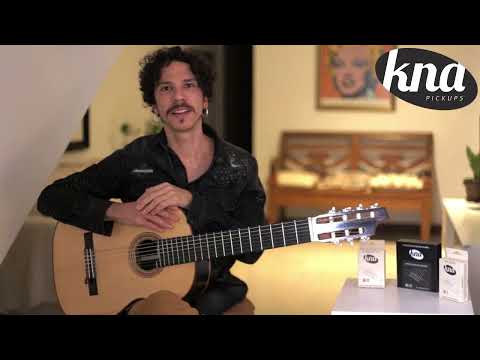 KNA Pickups: Victor Ribeiro with the KNA 7-string classical guitar pickups (Português)