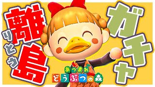 【あつ森】離島ガチャ✈️あの子を探して猛ダッシュします！