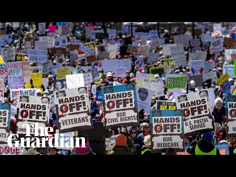 Anti-Trump protests get under way across the US
