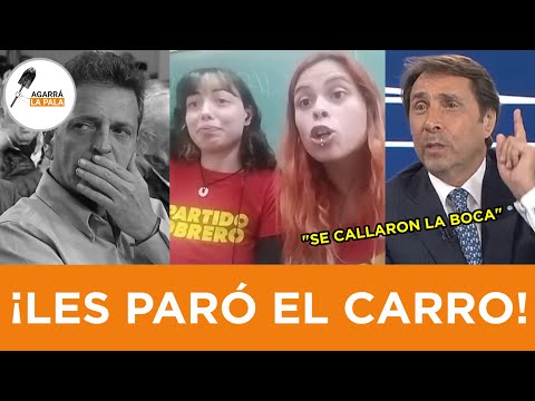 FEINMANN LE PARÓ EL CARRO A DOS ESTUDIANTES COMUNISTAS Y LAS HUMILLÓ.: MASSA RECORTÓ Y SE CALLARON