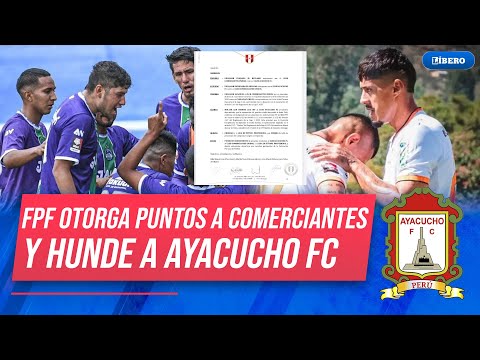 ¡Atención! Ayacucho FC fue sancionado por la FPF y peligra con el descenso | Líbero