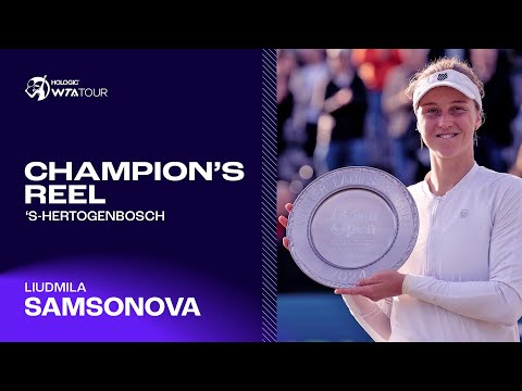 Liudmila Samsonova's TOP PLAYS after winning the 's-Hertogenbosch title! 🏆