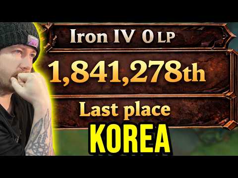 I Watched A Game From The Ranked LAST Player... In KOREA