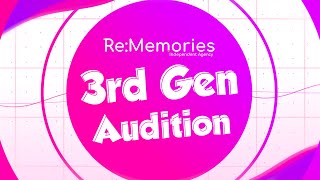 Audisi Virtual Youtuber Re:Memories Generasi ke-3