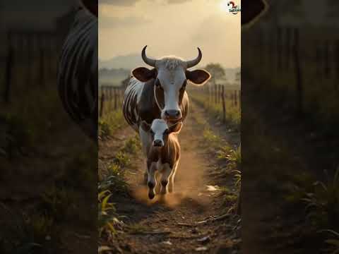 "किसान, गाय-बछड़ा और ज़मींदार का अन्याय"#love #viral #funny#kahani #moralstories#trending#cartoon