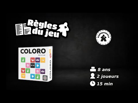 🟩 COLORO 🟨 règle du jeu #expliquemoica