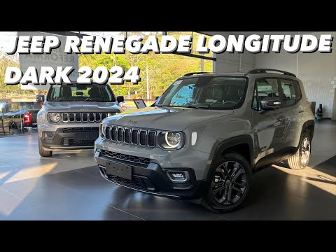 Jeep Renegade Longitude Dark 2024 - A MELHOR versão do Renegade para 2024 em detalhes!! (4K)