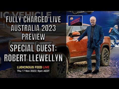 2023 FULLY CHARGED LIVE AUSTRALIA PREVIEW | Robert Llewellyn Interview