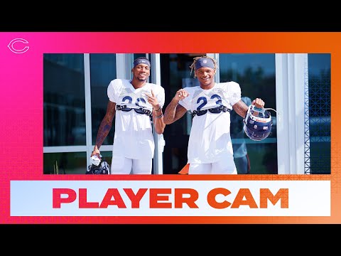 Who is the funniest guy in the position group? | Player Cam | Chicago Bears video clip