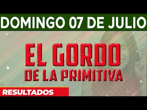 Resultado del sorteo El Gordo de la Primitiva del Domingo 7 de Julio del 2024.