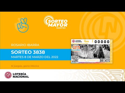 Sorteo Mayor No. 3838 Rosario Ibarra de Piedra