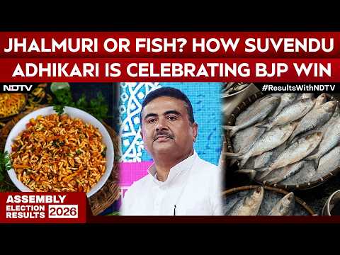 Bengal Election Results | Jhalmuri Or Fish? How Suvendu Adhikari Is Celebrating BJP Win