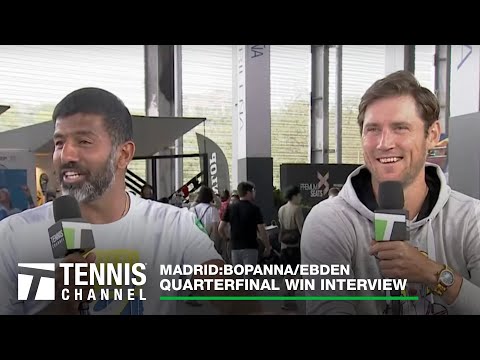 Bopanna/Ebden discuss their new successful partnership | 2023 Madrid Quarterfinal