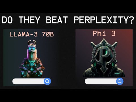LLAMA 3 or Phi 3 AI Agent: Can they Beat Perplexity in Web Search?