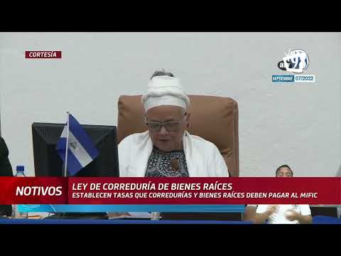 Aprueban nueva Ley Correduría de Bienes Raíces de Nicaragua