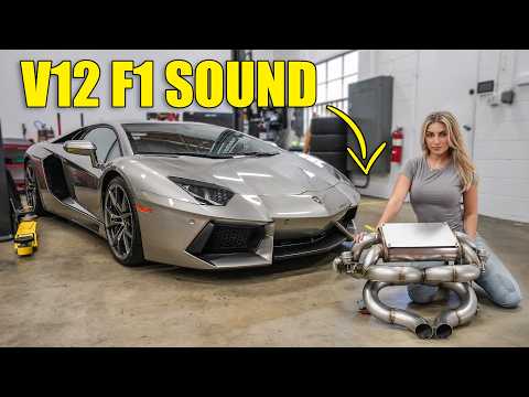 EmeliaHartford Transforms Lamborghini Aventador with Fi Exhaust Collaboration