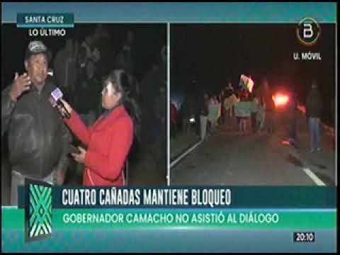 31052022 SANTOS FLORES CUATRO CAÑADAS MANTIENE BLOQUEO BOLIVIA TV