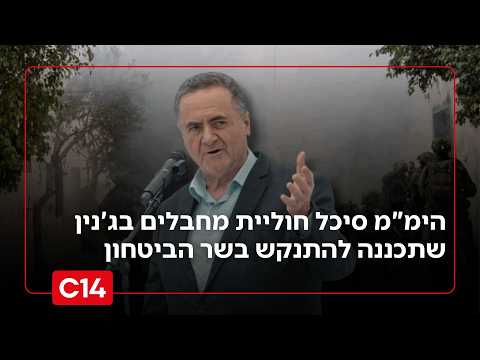 הימ"מ סיכל חוליית מחבלים בג'נין שתכננה להתנקש בשר הביטחון ישראל כ"ץ | החדשות