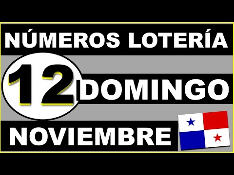 Resultados Sorteo Loteria Domingo 12 de Noviembre 2023 Loteria Nacional Panama Sorteo Hoy Dominical