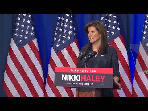 Nikki Haley gets emotional about husband's deployment during 2024 campaign speech