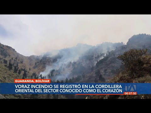 El Cuerpo de Bomberos de Bolívar trabajo 4 días para aplacar un incendio forestal