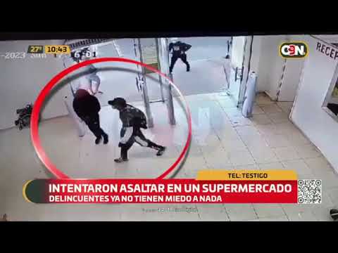 Intentaron asaltar un supermercado en Itauguá