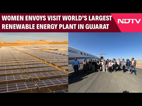 Gujarat News | Women Envoys Visit World's Largest Renewable Energy Plant In Khavda, Gujarat