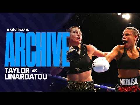 When Katie Taylor Became 2 Weight World Champ | Taylor Vs Christina Linardatou Full Fight