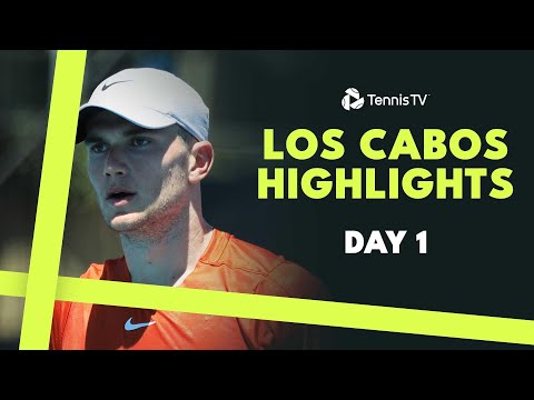 Draper Battles Kokkinakis; Evans & Arnaldi Feature | Los Cabos 2024 Highlights Day 1