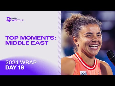 Pizza For Paolini, Jabeur Magic In Abu Dhabi | Top Moments In Middle East  | 2024 WTA Wrap | Day 18