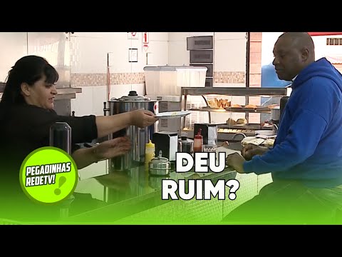 PROMOÇÃO: NA COMPRA DE UM SALGADO GANHE… UM SALGADINHO! - PEGADINHAS REDETV