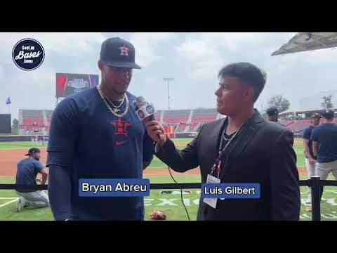 Bryan Abreu habla de su temporada con Astros de Houston