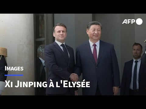 Xi Jinping arrive à l'Elysée | AFP Images